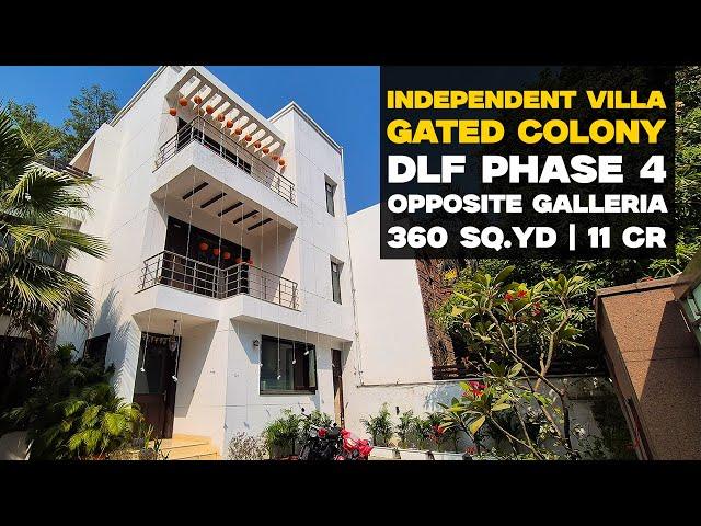 Inside 6 BHK Luxury Villa in Gurgaon | Price 11 CR | DLF Phase 4 Gurgaon