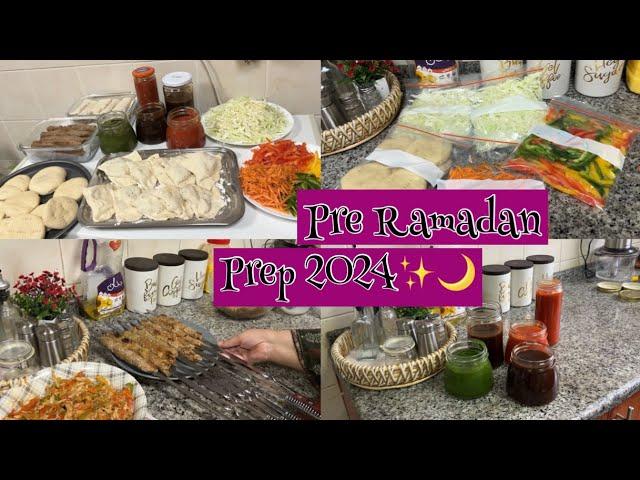 Pre Ramadan Preparation Vlog 2024  | chutneys or kabab ko kaise store karein zada time k liye?