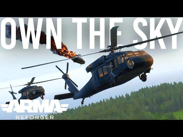 I Was The Enemies Worst Nightmare In This Helicopter… | Arma Reforger