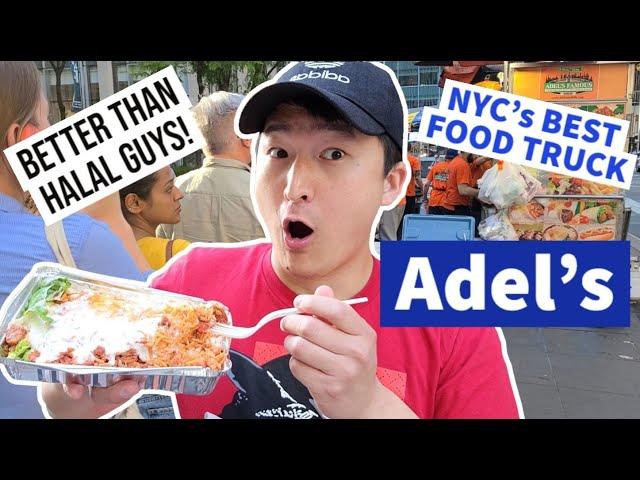 BEST FOOD TRUCK in NYC! Adel's Halal | AMAZING Street Food!