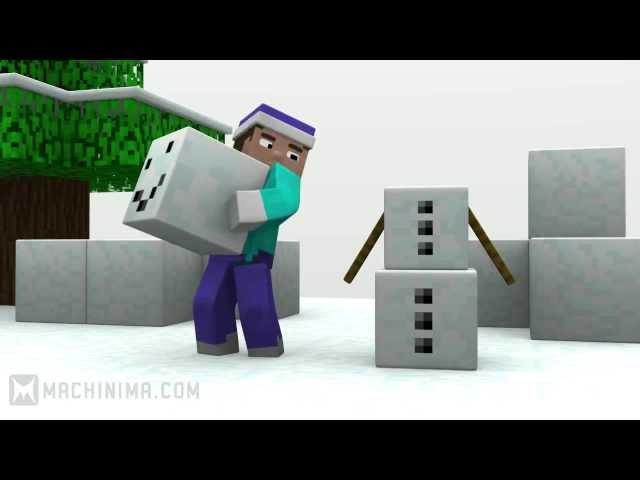 Minecraft- Snow Golem (Animation by MachinimaRealm)