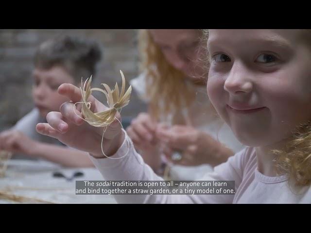 Sodai straw garden making in Lithuania