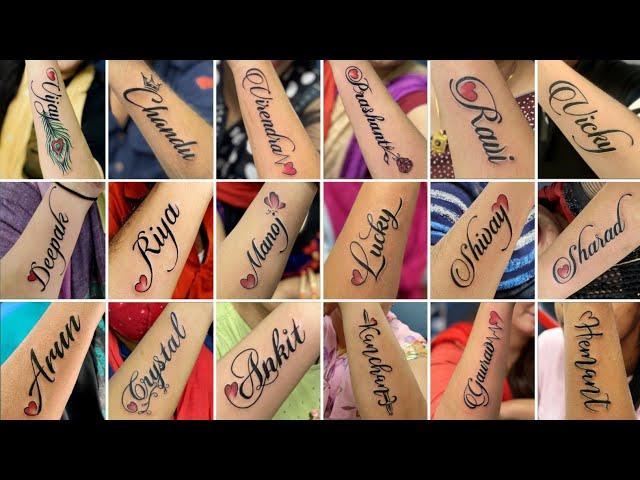 Very popular boys and girls name tattoo designs | name tattoo ideas for men and women | name tattoos