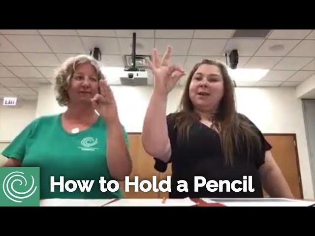 Countdown to Kindergarten: How to Hold a Pencil