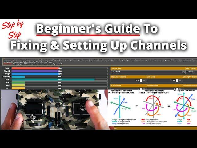 3 Easy Ways To Fix Your Channels For Beginner's - Drone Does Opposite Command? How To Fix!