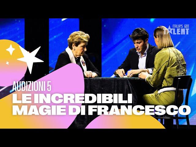 Italia’s Got Talent, la magia di Francesco è vera!🪄