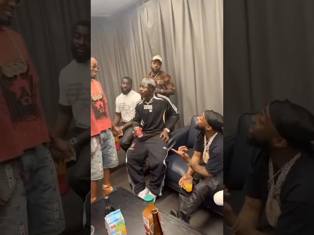 Asake, Davido & Quavo Link Up – Big Chillin’ Vibes!  #asake #davido #quavo