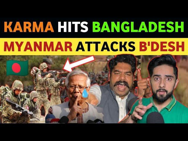 BANGLADESH DIVIDED AFTER MYANMAR ATT@CK, PAKISTANI PUBLIC REACTION ON INDIA BANGLADESH LATEST NEWS