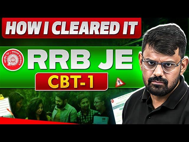 RRB JE 2024 CBT-1 : My Preparation Strategy RRB JE CBT-1 | RRB JE Preparation 2024