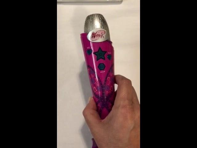 WINX CLUB Rock Star Microphone Demonstration