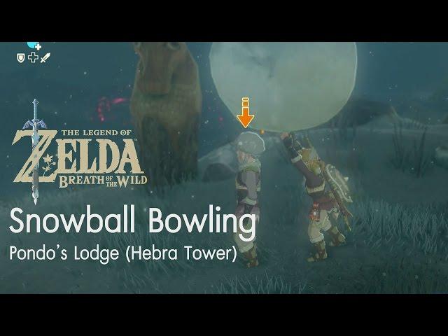 Zelda: Snowball Bowling (mini game)