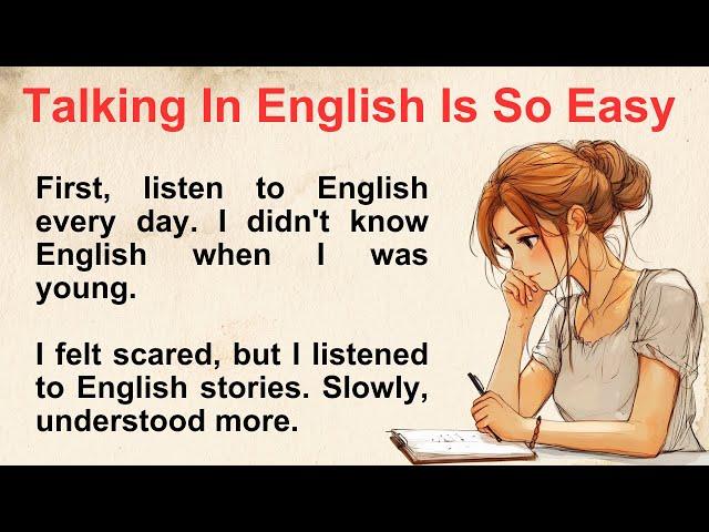 Talking In English Is So Easy | Graded Reader | Improve Your English | Learn English Through Stories