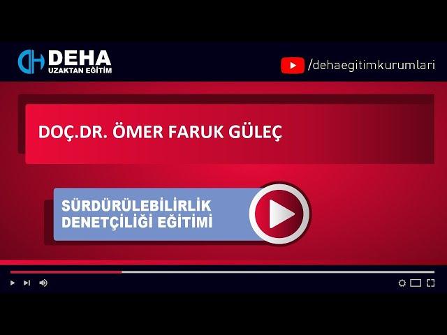 KGK SÜRDÜRÜLEBİLİRLİK DENETÇİLİĞİ EĞİTİMİ