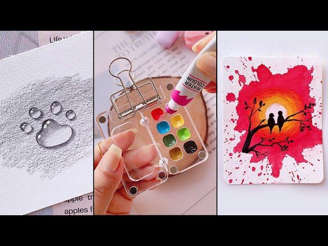 11 EASY ART IDEAS  || Painting hacks  for BEGINNERS || easy art tips || painting techniques