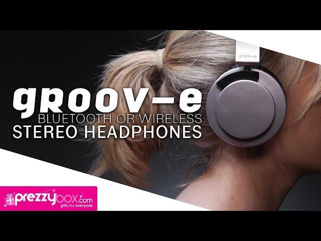 Groov-E Fusion Wireless Bluetooth Or Wired Stereo Headphones - Wireless Style