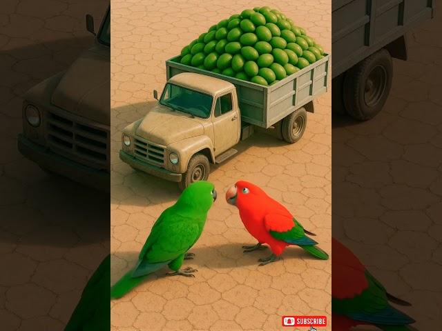 The parrot sells her eggs to buy food for the animals  #ai #parrot