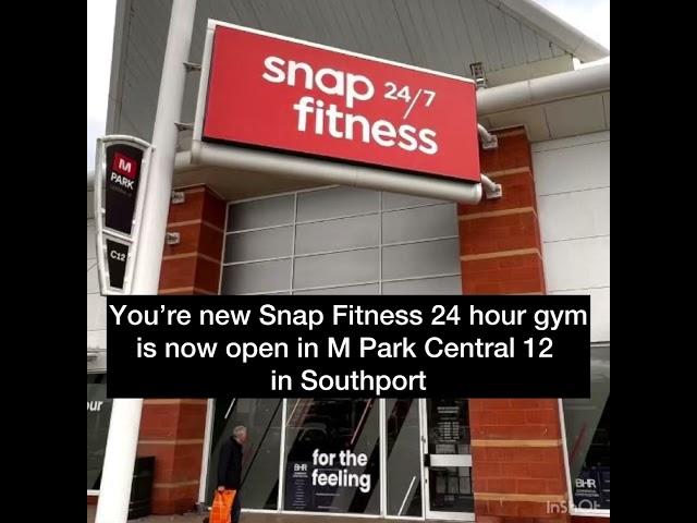 You’re New Snap Fitness 24 hour gym is now open in M Park Central 12 in Southport