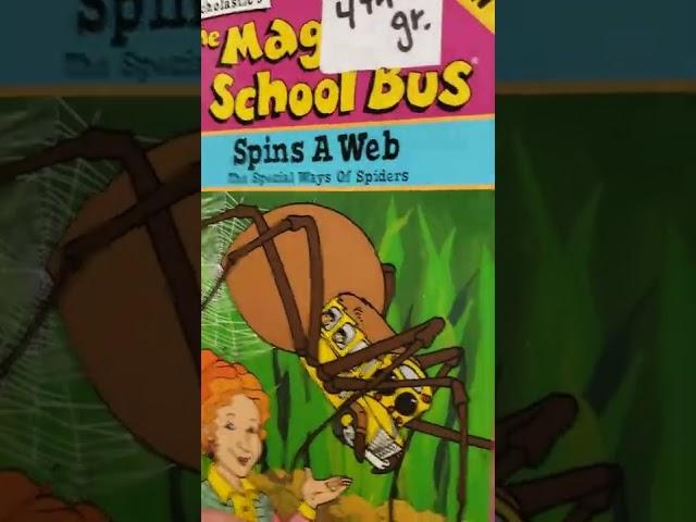 Magic School bus VHS tapes at my school