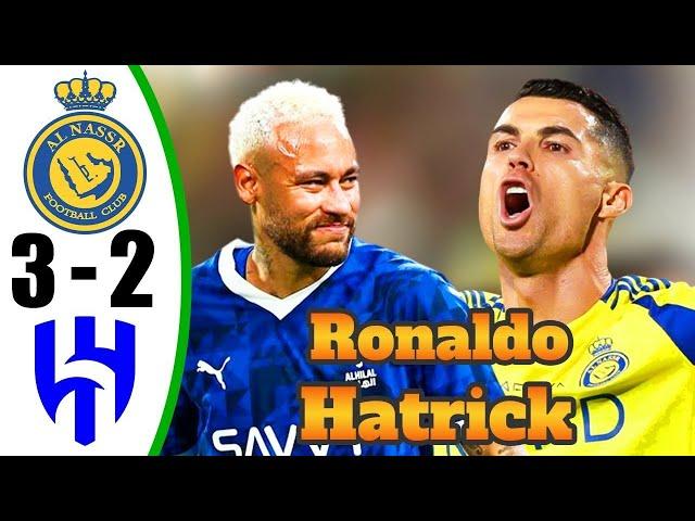 Ronaldo Show  Crazy Hat-Trick - AL Nassr vs AL Hilal 3-2 - All Goals - 2024