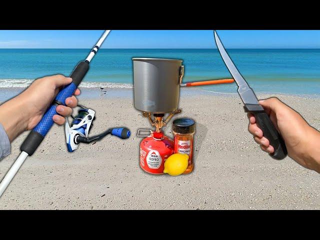 Eating ONLY What I Catch for 24 Hours (Florida Fishing)