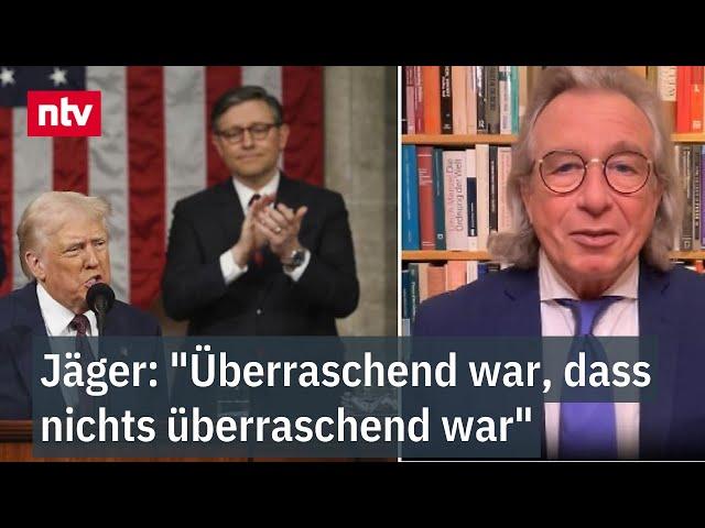 Jäger: "Überraschend war, dass nichts überraschend war" - Trump-Rede ohne Neuigkeiten