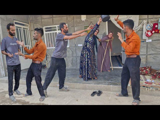Mustafa's conflict with the tenant when Sajjad went to Mustafa's house