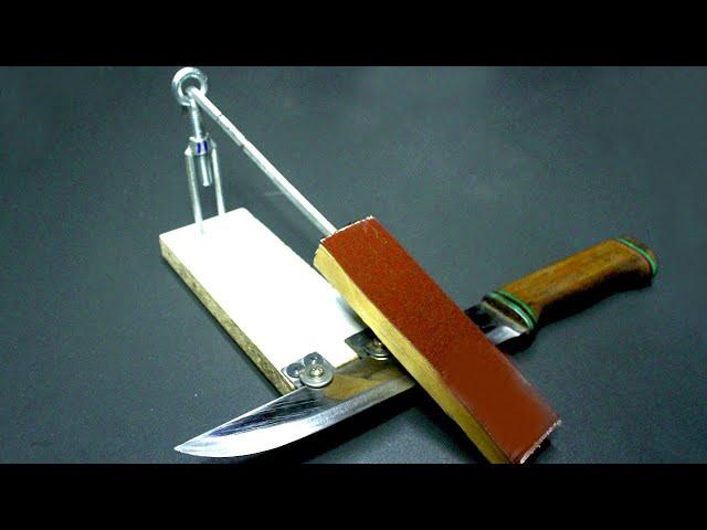 A device for sharpening knives with your own hands. Knife sharpening stand