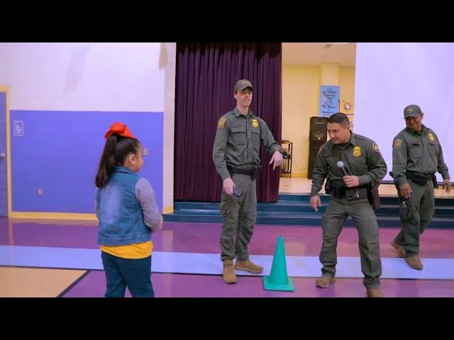 Border Patrol Presentation at Leyendecker Elementary School