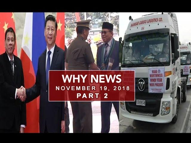 UNTV: Why News (November 19, 2018) PART 2