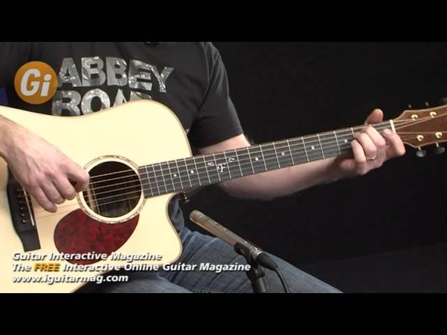 Acoustic Guitar Review Freshman FA 600DCE With Tim Slater iGuitar Magazine