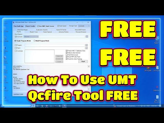 FREE UMT Tool Qcfire In Use | UMT Qcfire Installation | UMT Use In Hindi | UMT DONGLE FREE | UMT PRO