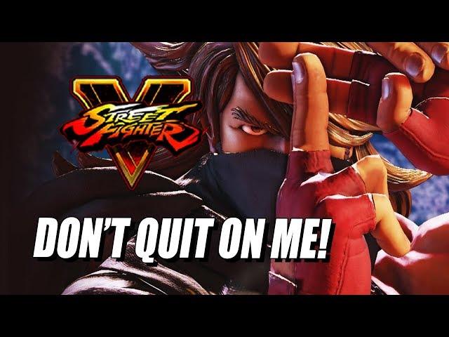 DON'T YOU QUIT ON ME! Zeku - Street Fighter 5 Ranked Matches