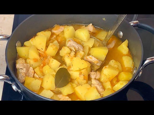 God, how delicious! I cook this way often! Just cut the potatoes! The Simplest Recipe