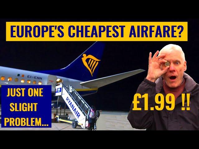 JUST £1.99 !!  - I discovered one little problem. | Ibiza to Valencia on Ryanair