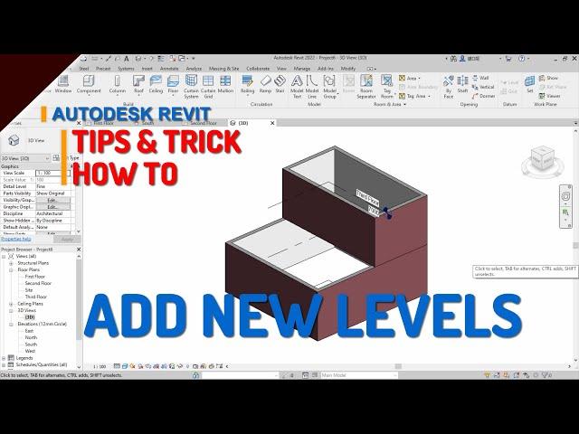 Autodesk Revit How To Add Levels