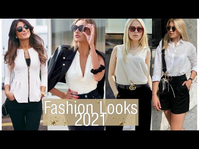 IDEAS DE MODA EN OUTFITS CLÁSICOS 2021 ULTIMOS ESTILOS MODA MUJER 2021