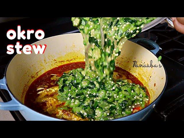 Okro Stew with Tilapia and crab  Quick , Easy and Tasty Okro Stew