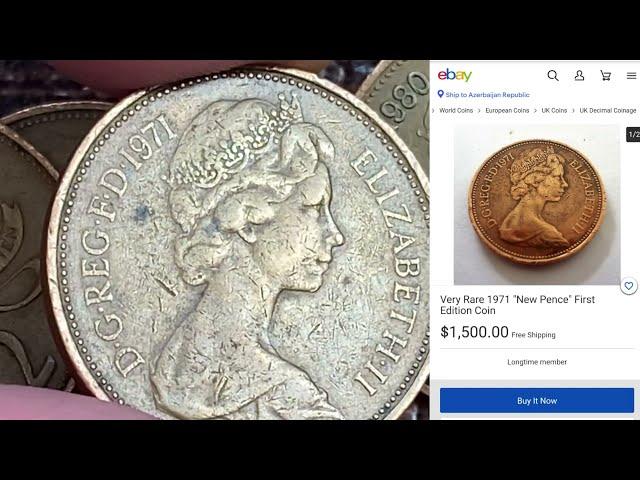 Queen Elizabeth 1971 New Pence Coins - Get REAL Price on eBay