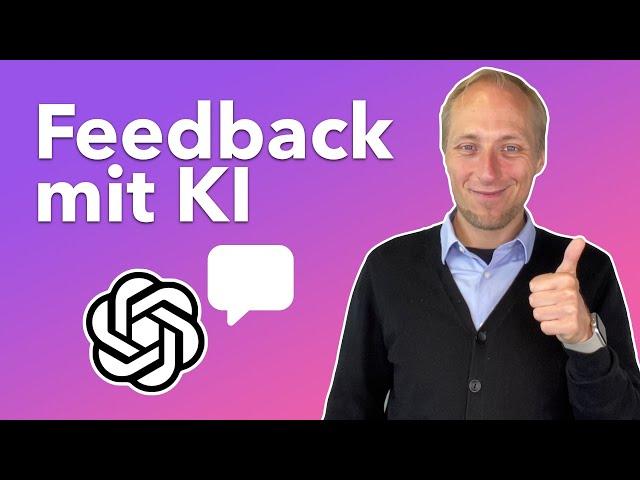 Feedback in der Lehre dank KI: Effiziente Methoden (Tutorial 2023)