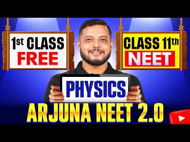 1st Class of Physics by Rajwant Sir || ARJUNA NEET 2.0 2026 - Class 11th NEET 