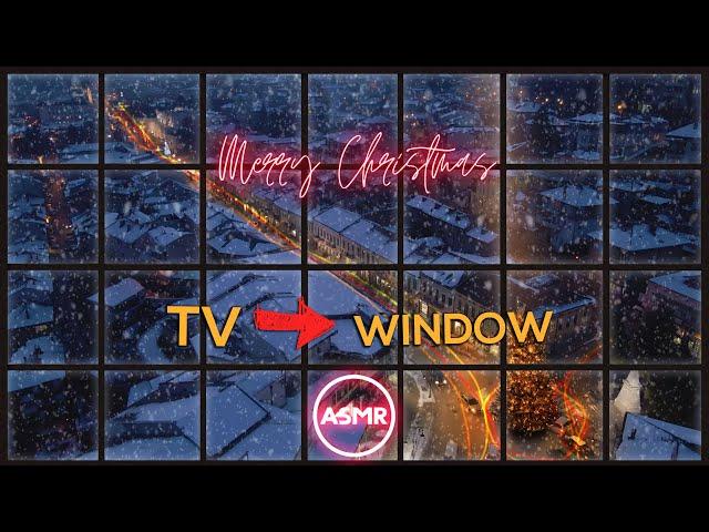 [ASMR] |  Snowy window | Transfer your TV to a window | Ken ambience