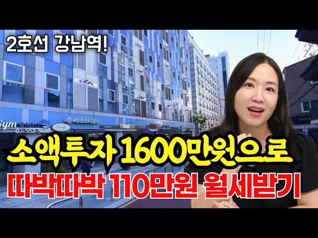 부동산투자 소액으로 110만원 월세받는 서울 강남 경매물건 공개합니다!ㅣ단기임대 삼삼엠투