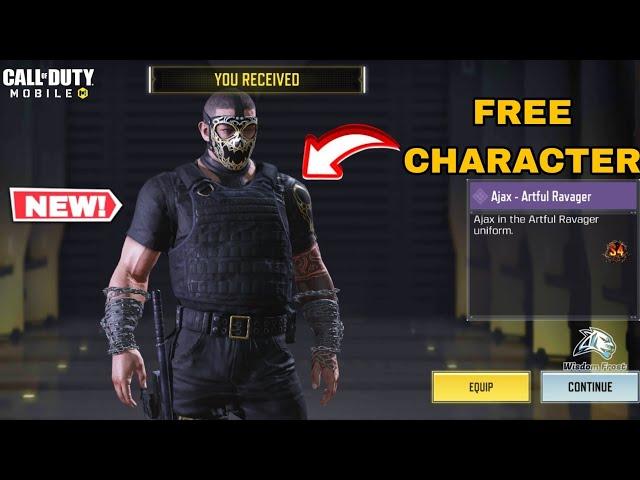 How to Get FREE Ajax - Artful Ravager Character | How to CLAIM Cod Mobile 2024