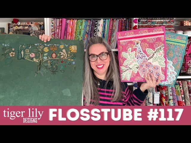 Flosstube 117 - My PEACORN Update, Animal Cracker Finish, plus all the Save the Stitches Bags