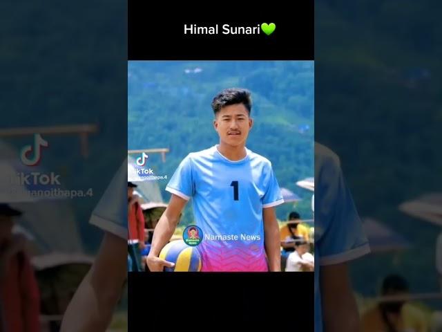 Himal sunari show ball king ko ball futne spike️