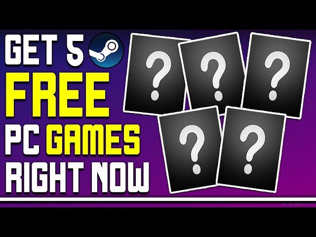 Get 5 FREE Steam PC Games + New STEAM PC Game DEALS!