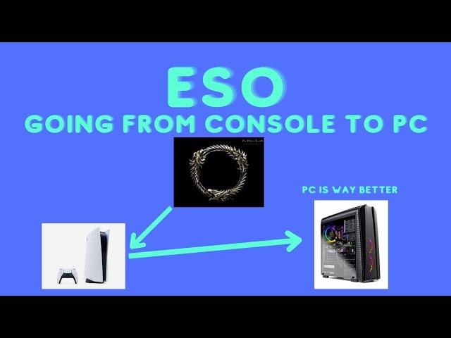 ESO going from console to pc *outdated*