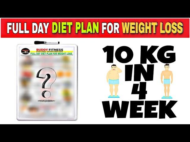 FULL DAY DIET PLAN FOR WEIGHT LOSS