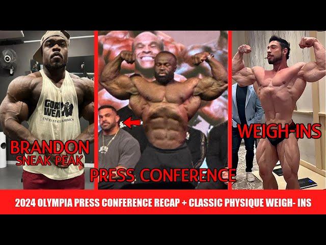 First Look at Brandon Curry + Samson Dauda Poses at the Press Conference + Classic Physique Weigh In