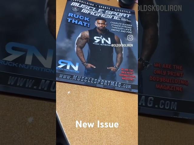 THE ONLY PRINT #BODYBUILDING MAGAZINE  THX #oldskool Iron. #musclesportmag #musclesport #mSm